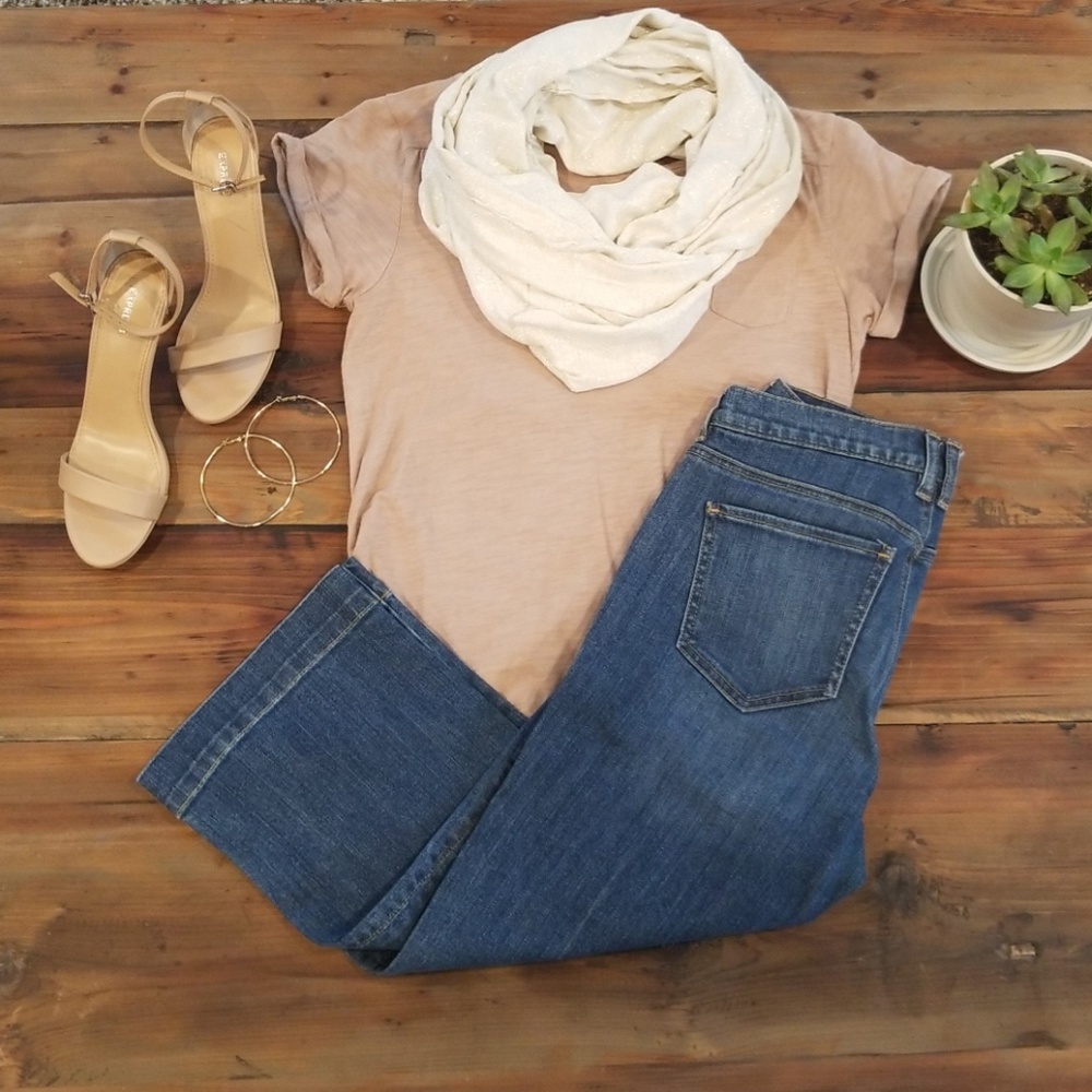NY&C Low rise crop leg jeans size 2